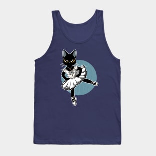 Cat Ballet Dancer Tank Top